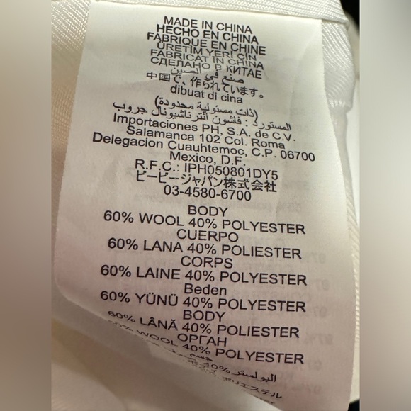 Bebe Wool Trench Coat Peacoat Button Down Belted High-Low Hi Lo Hem Faux Fur XS - Picture 13 of 13